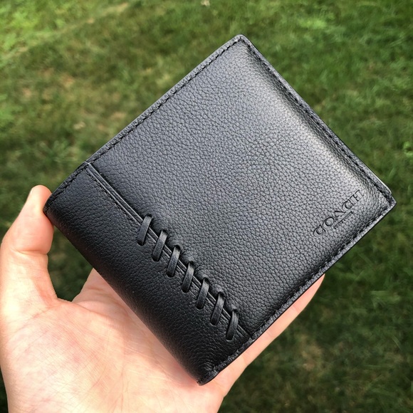 coach baseball wallet